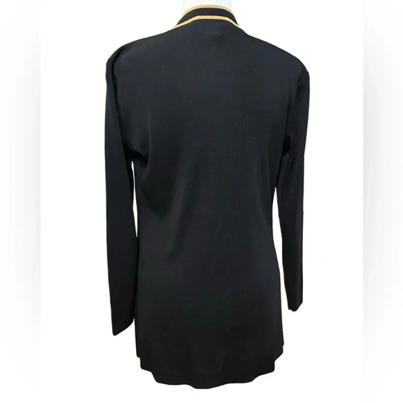 Misook black/brown front lining cardigan size XD - Picture 5 of 9